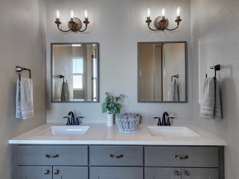 Modern Vanity and Fixtures